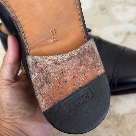 Bally Cap Toe Leather Oxfords Mint Condition $2,050 New - Picture 14 of 16